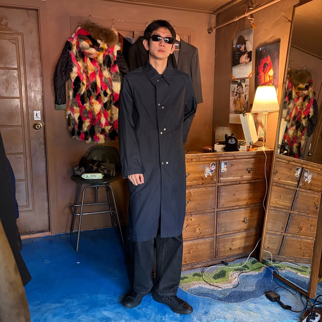 CUSTOM MELLOW SNAP BUTTON UTILITY COAT 상품이미지1