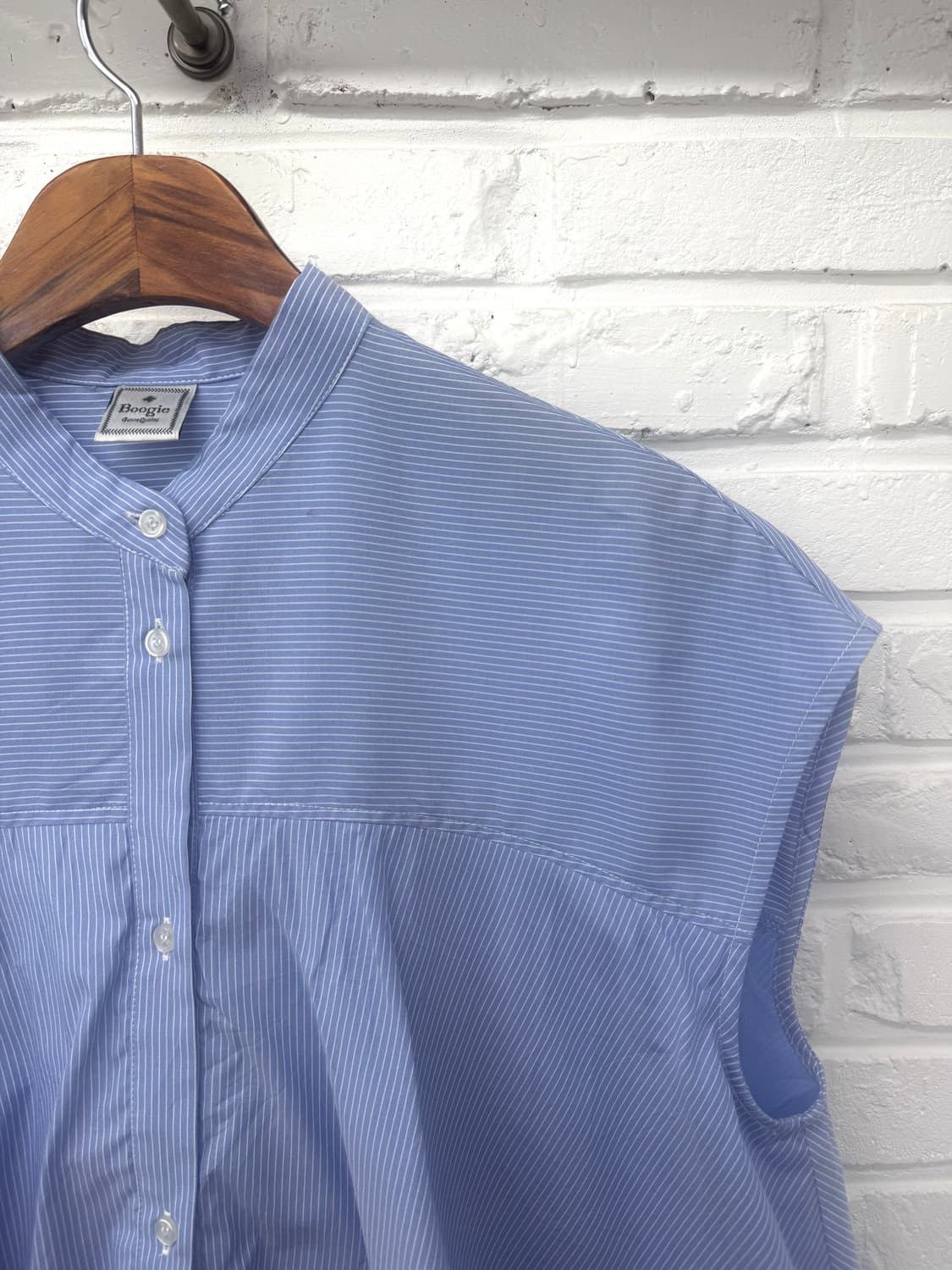 Boogie 블루 스트라이프 블라우스  상품이미지4