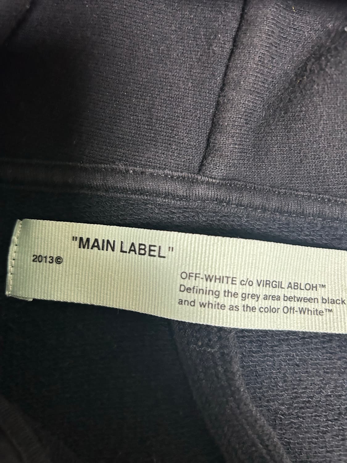 오프화이트 유화 후드집업 상품이미지7