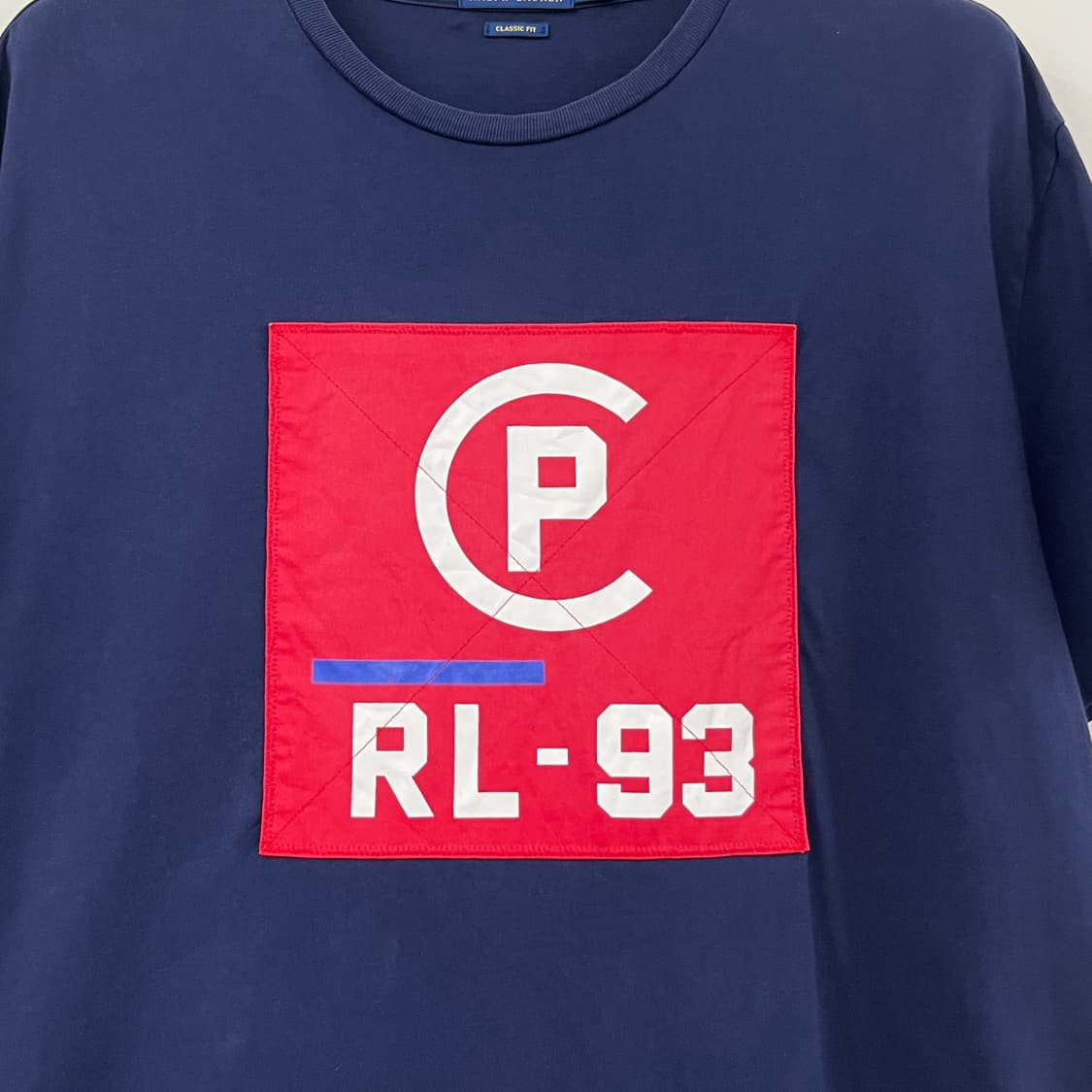 폴로 랄프로렌 CP-93 싱글스티치 네이비 반팔 티셔츠 상품이미지4