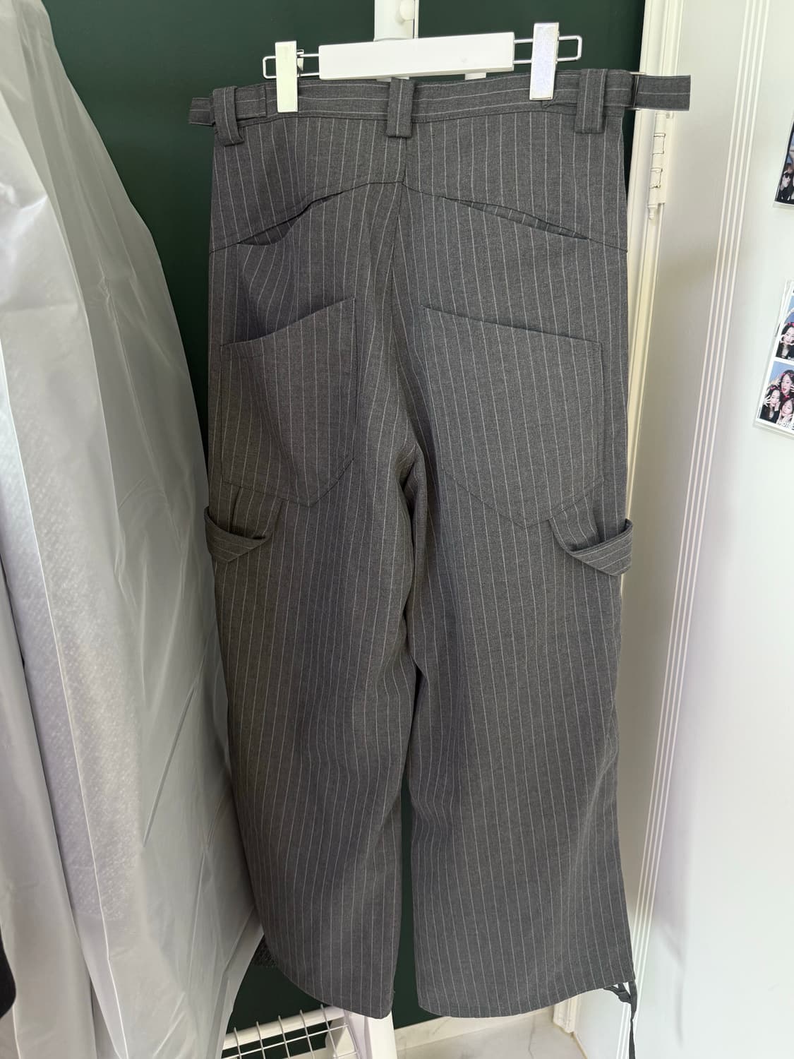 [1] 카미엔 스트라이프팬츠 247 ALL DAY STRIPE GRAY 상품이미지3