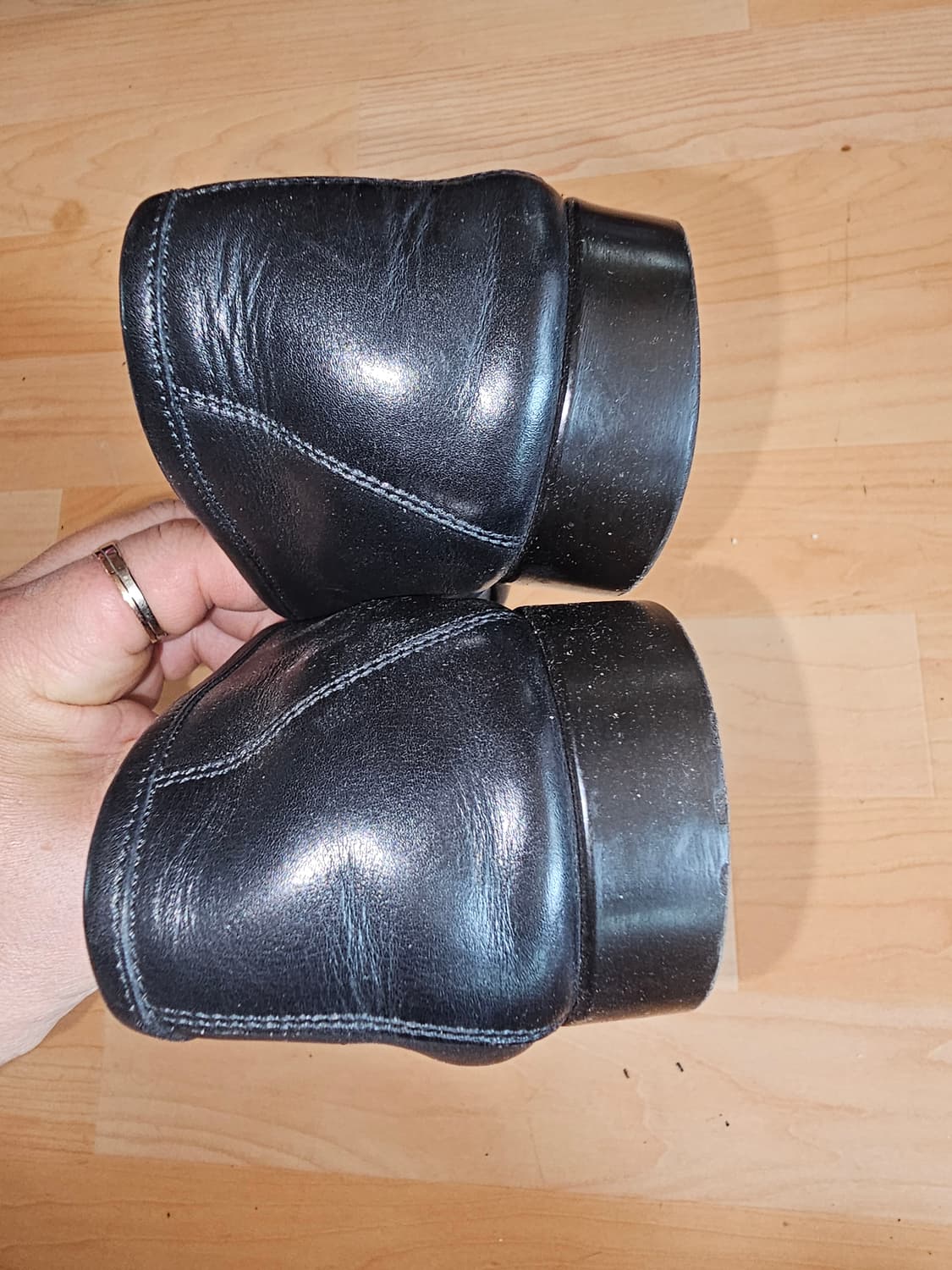 에르메스 블랙 가죽 남성 로퍼 구두 상품이미지6