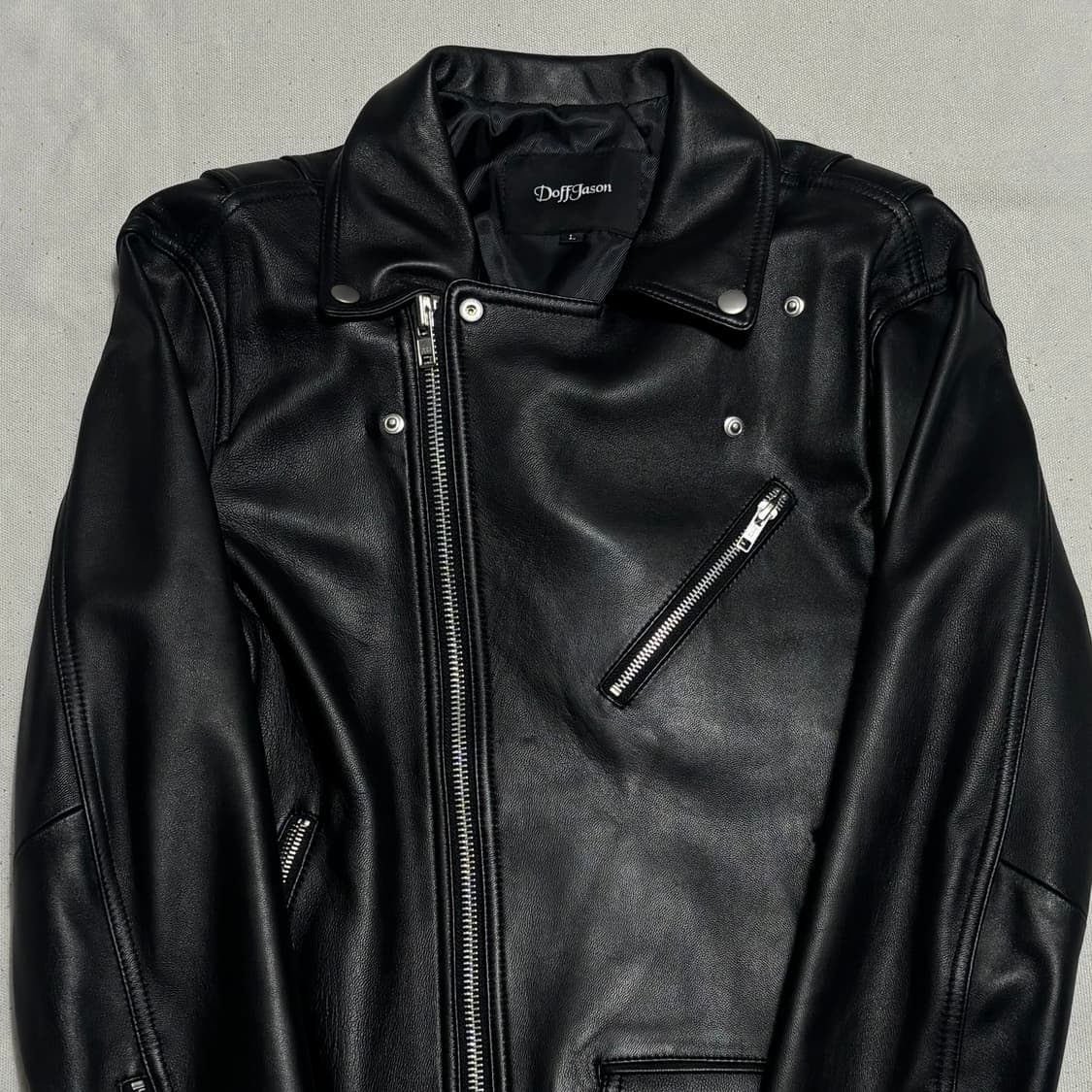 L 도프제이슨 램스킨 라이더 자켓 상품이미지1