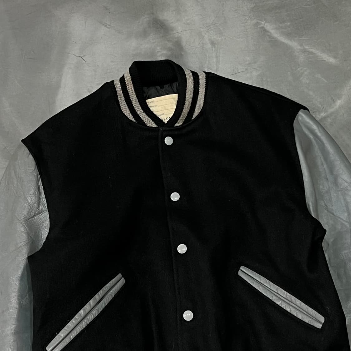  USA 드롱 레더 바시티 자켓 y14566 상품이미지3