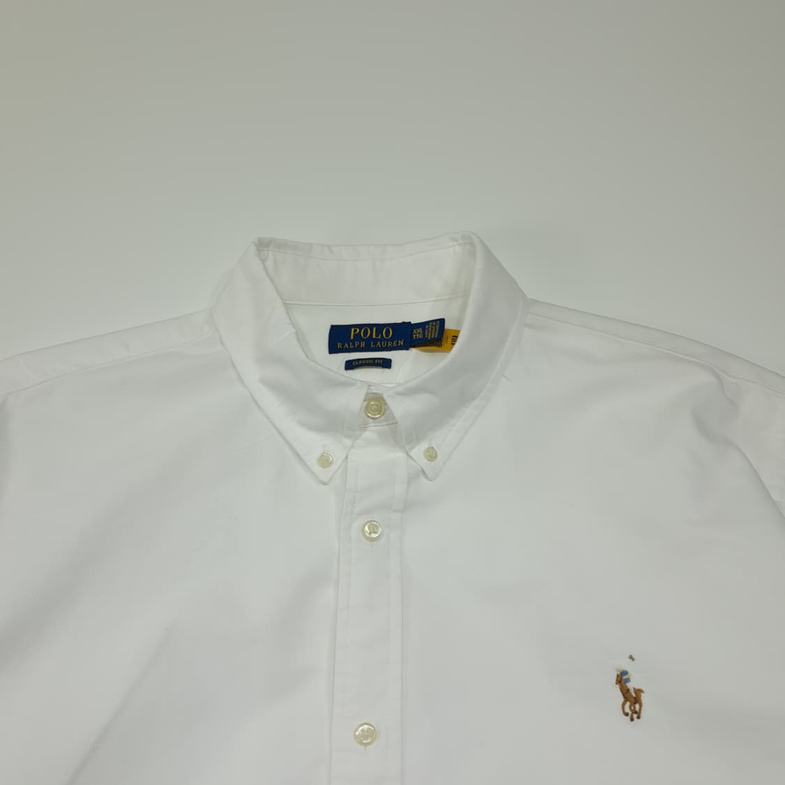 CL466 2XL 폴로 코튼 멀티포니 옥스포드 화이트 셔츠 남방 상품이미지2