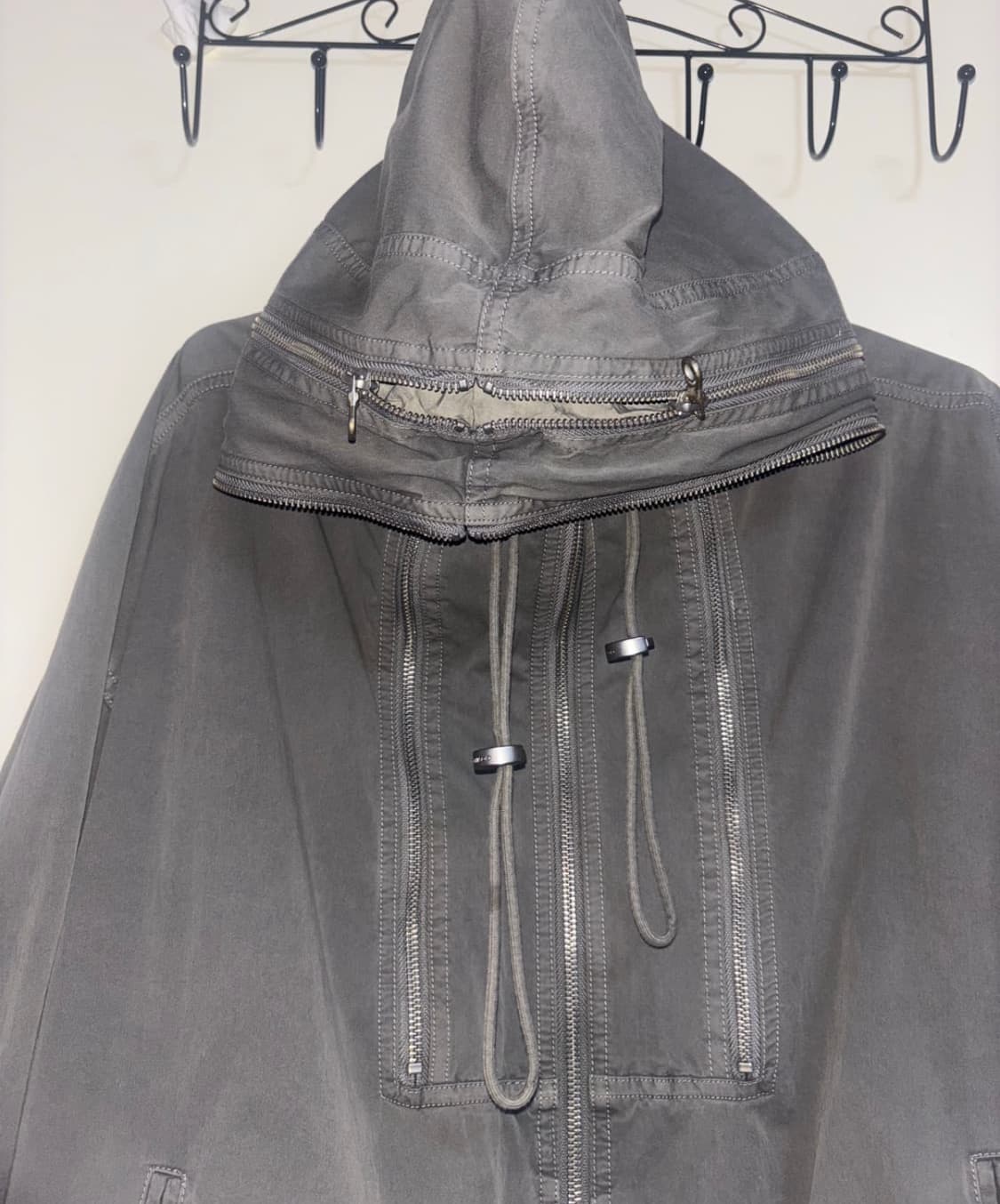 Triple Zip Bomber Jacket - Olive - 상품이미지4