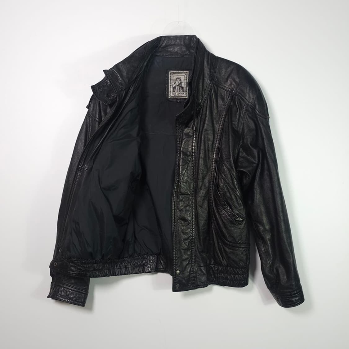 H.B. LEATHER 빈티지 소가죽 자켓 XL 상품이미지5