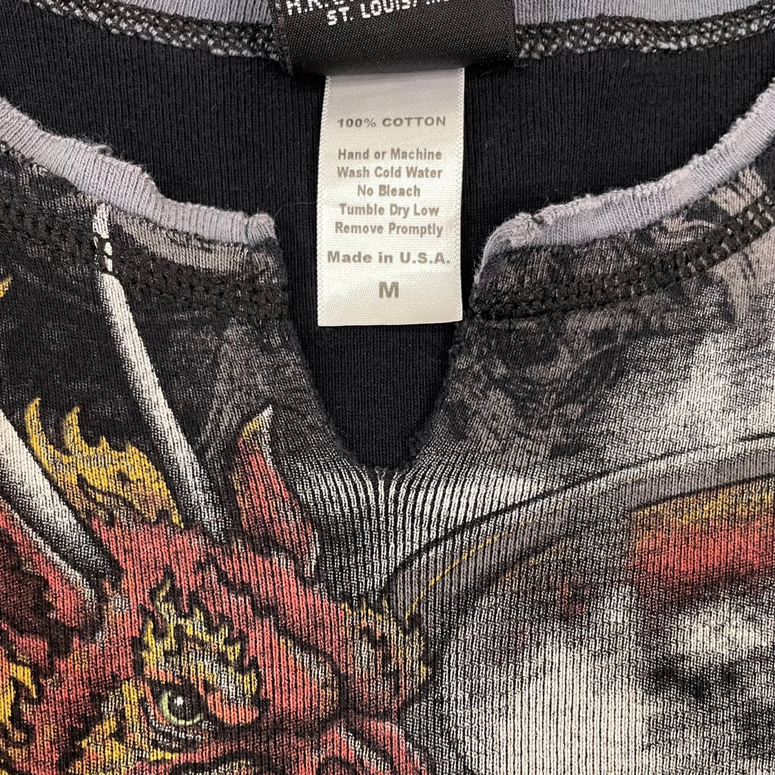 (M) Harley Davidson 할리 슬리브리스 made in USA 상품이미지9