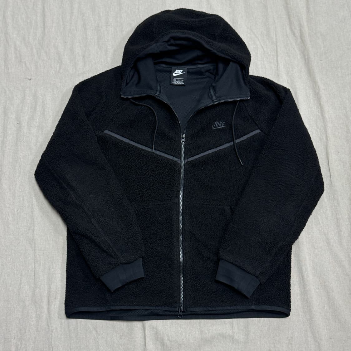 나이키 블랙블랙 후리스 후드집업 XXL 상품이미지1