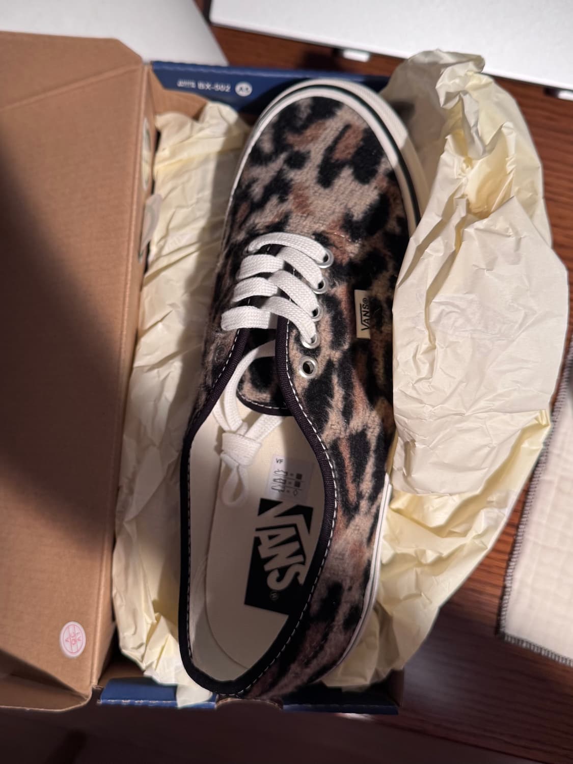 Vans LX Authentic 44 레오파드 프리미엄 퍼 반스 상품이미지4