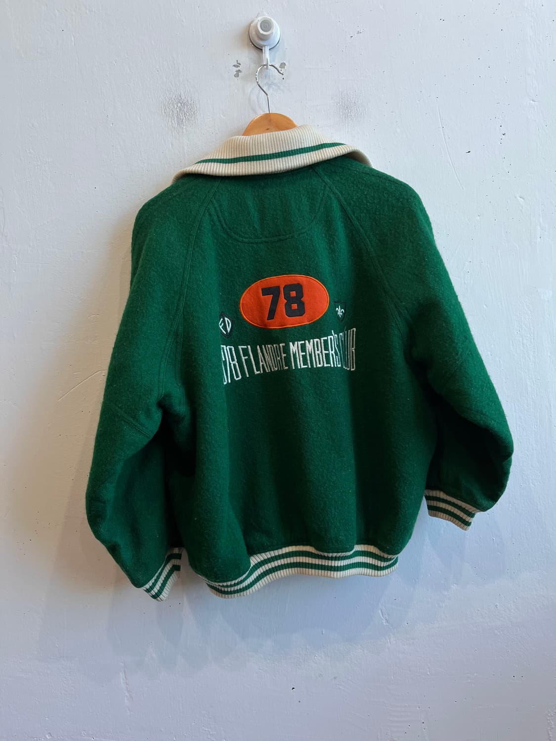 FLANDRE CLUB 울 바시티 자켓 상품이미지3