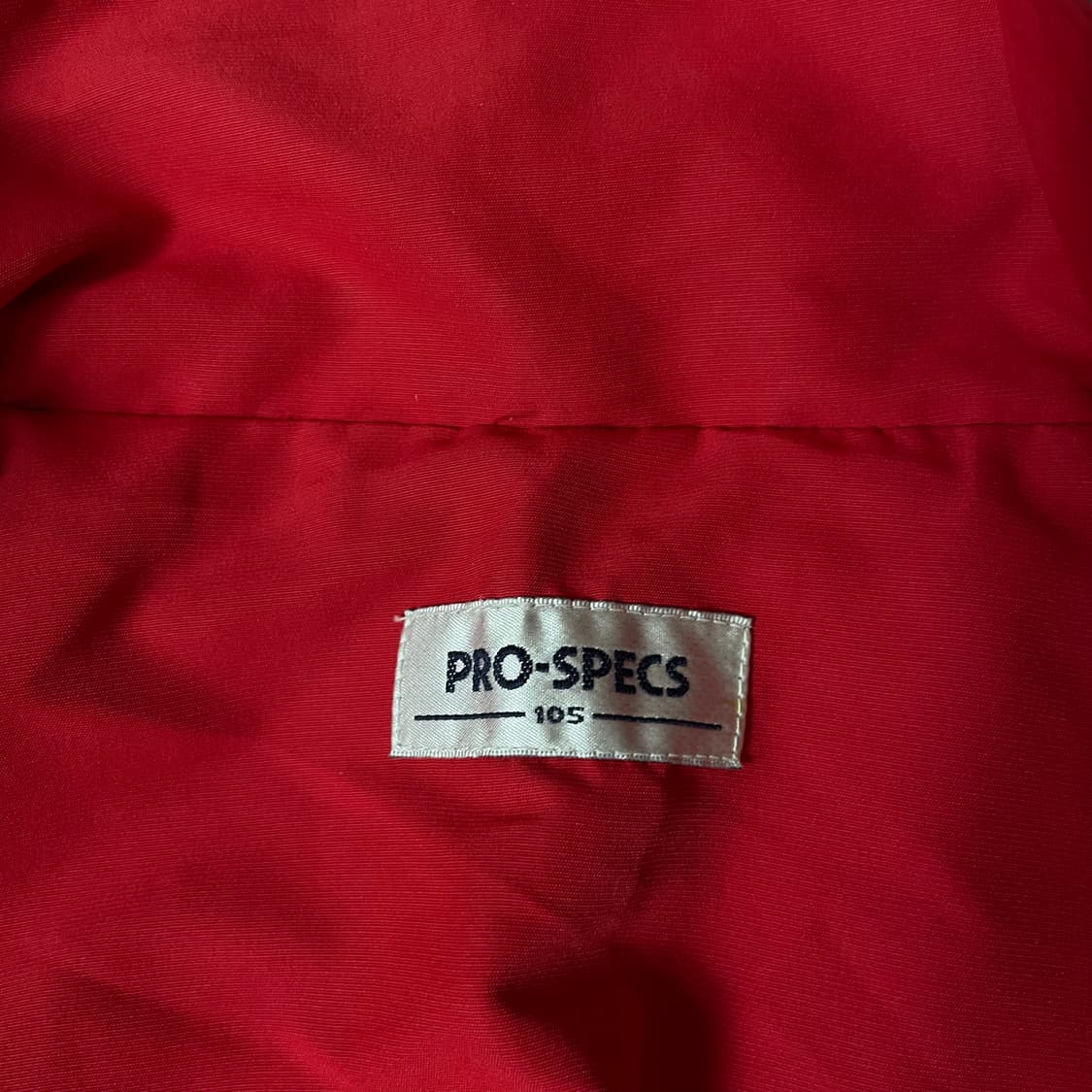 프로스펙스 레드 바람막이 집업 자켓 105 상품이미지4