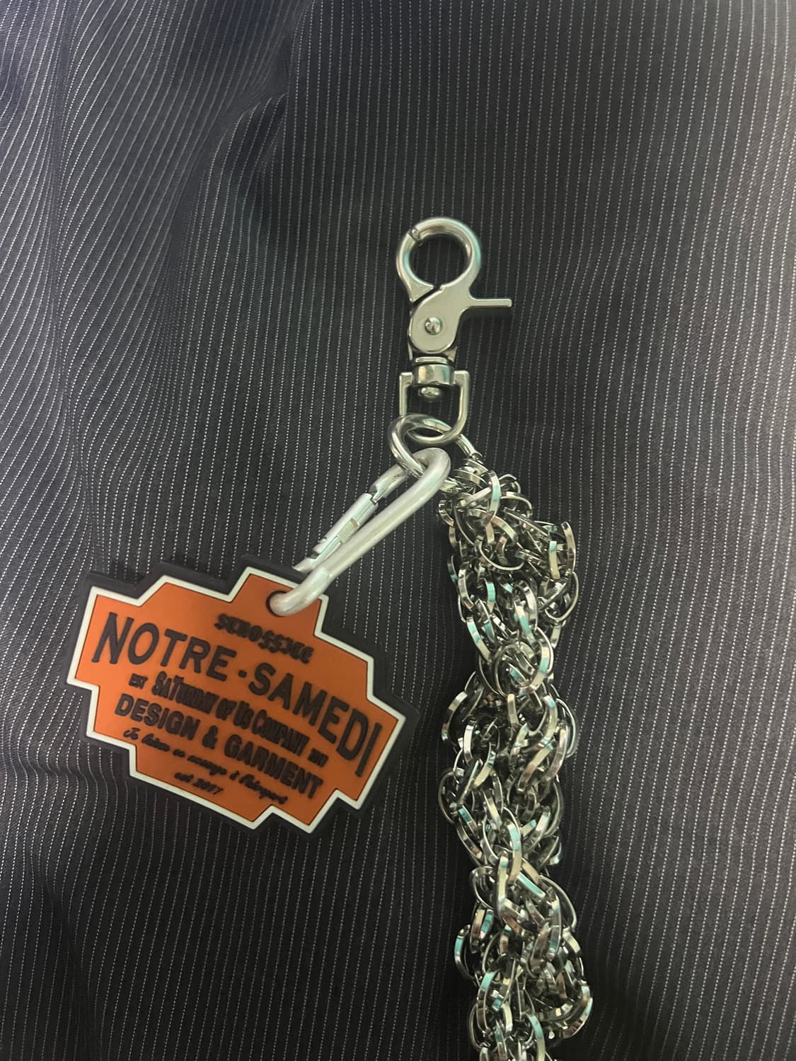 stu 체인 키링 오렌지 상품이미지3