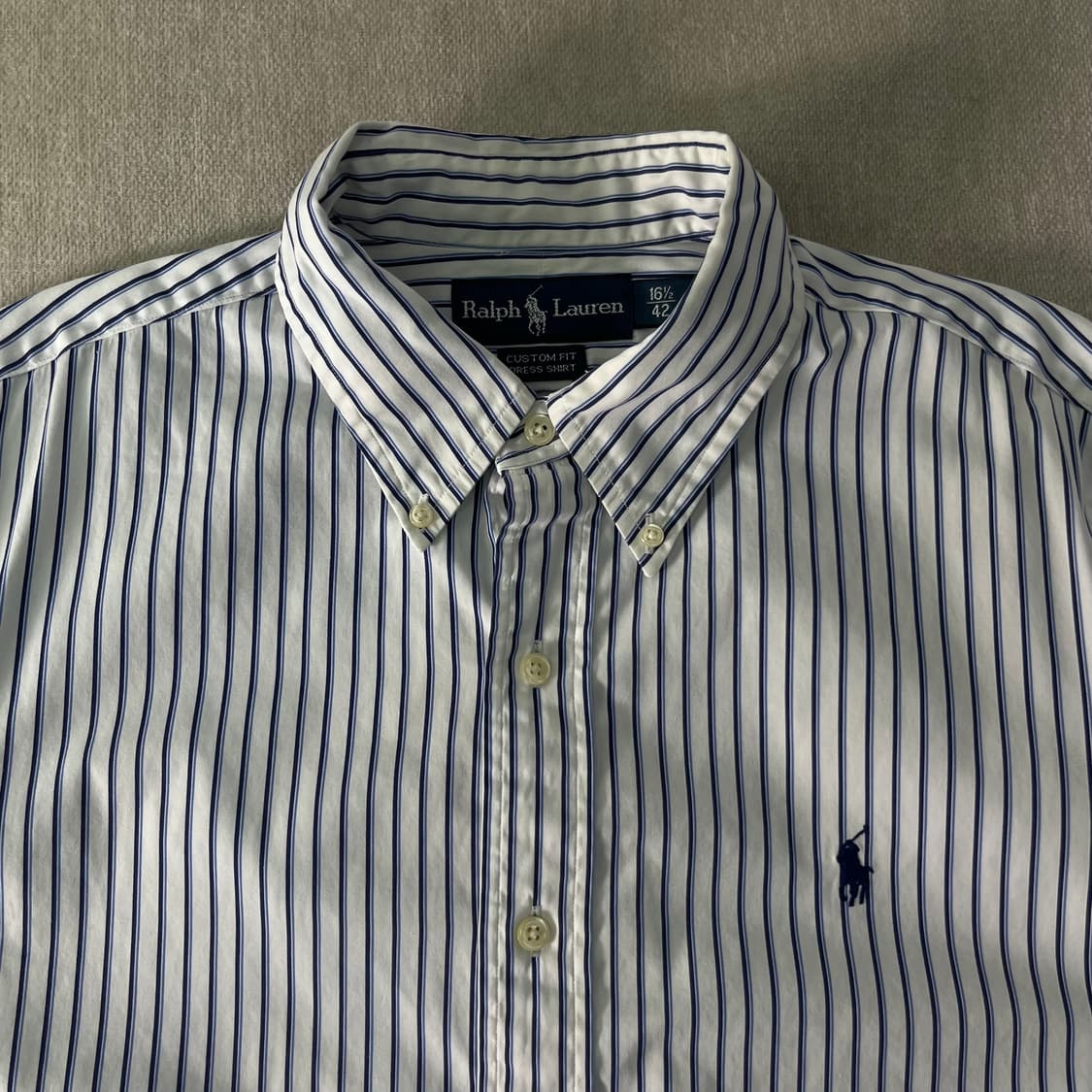 100 폴로랄프로렌 스트라이프 반팔 셔츠 상품이미지2