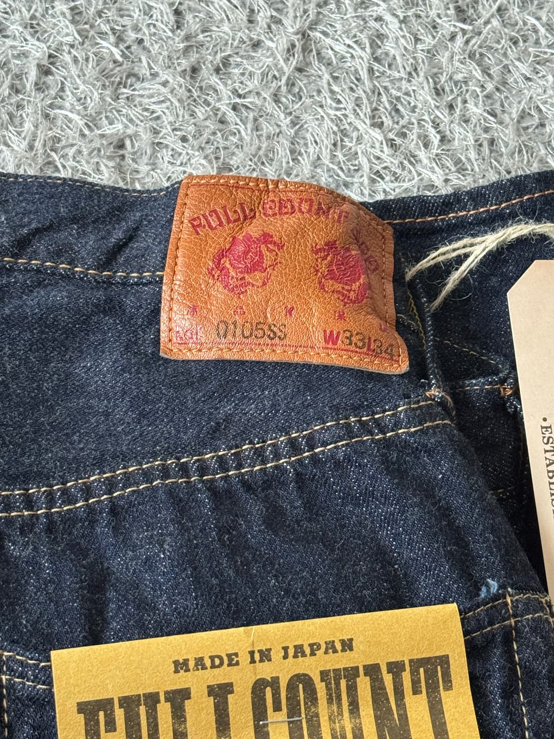 풀카운트 0105ss 슈퍼스무스 33size 새상품 상품이미지2