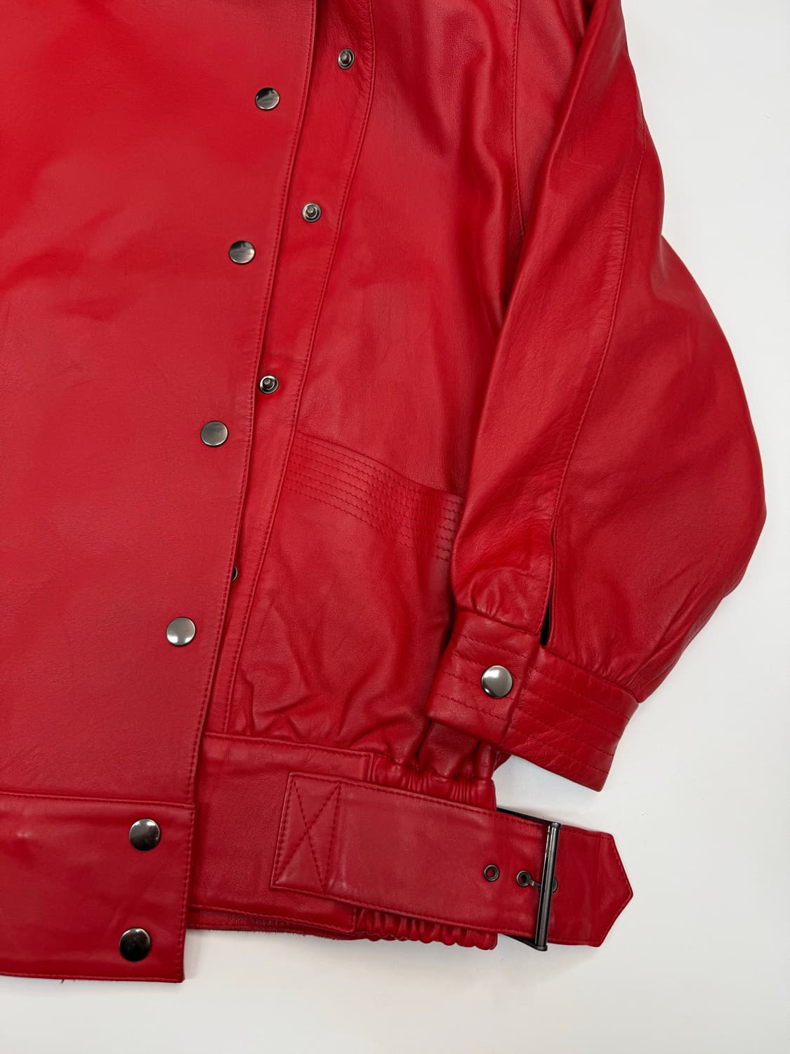 VTG LAMB SKIN LEATHER JACKET 상품이미지4