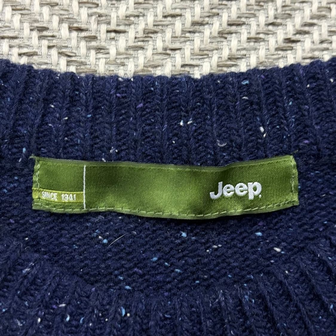 지프 패턴 라운드넥 니트 v2354 상품이미지6