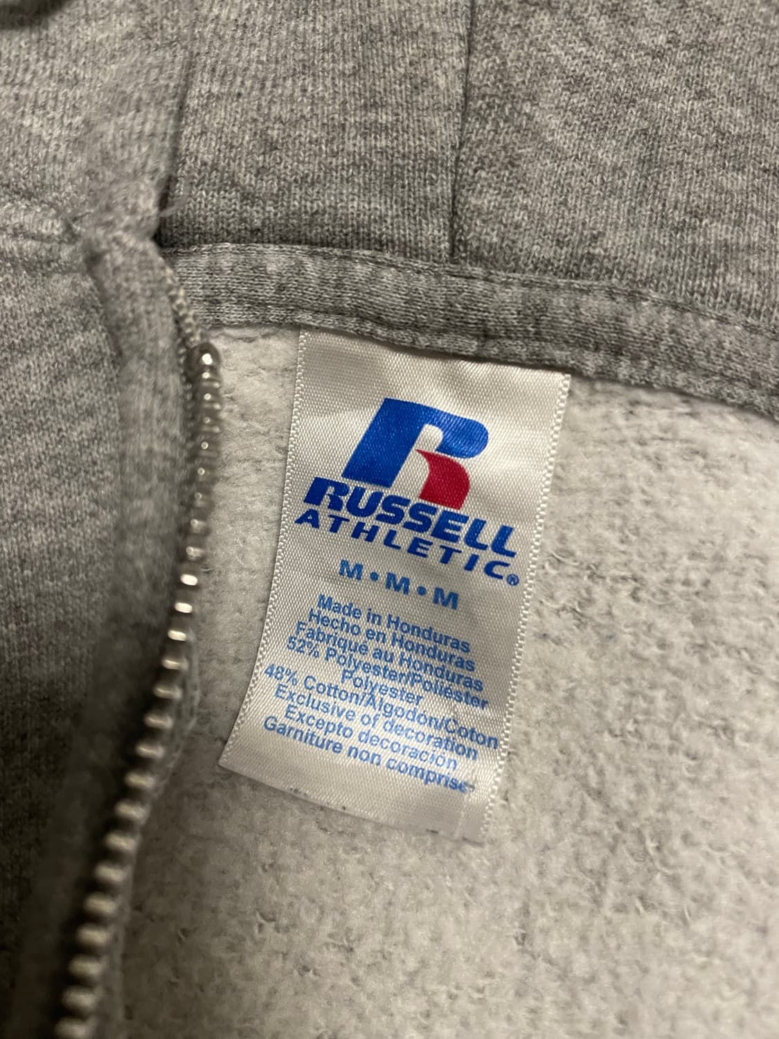 러셀 후드집업 그레이 M 상품이미지4