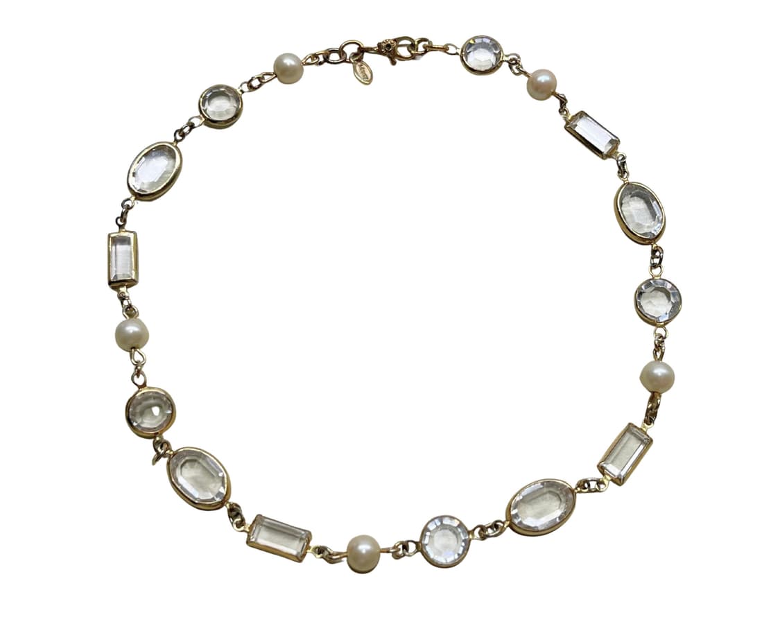 [RARE] MONET 모넷 빈티지 크리스탈 초커 상품이미지2