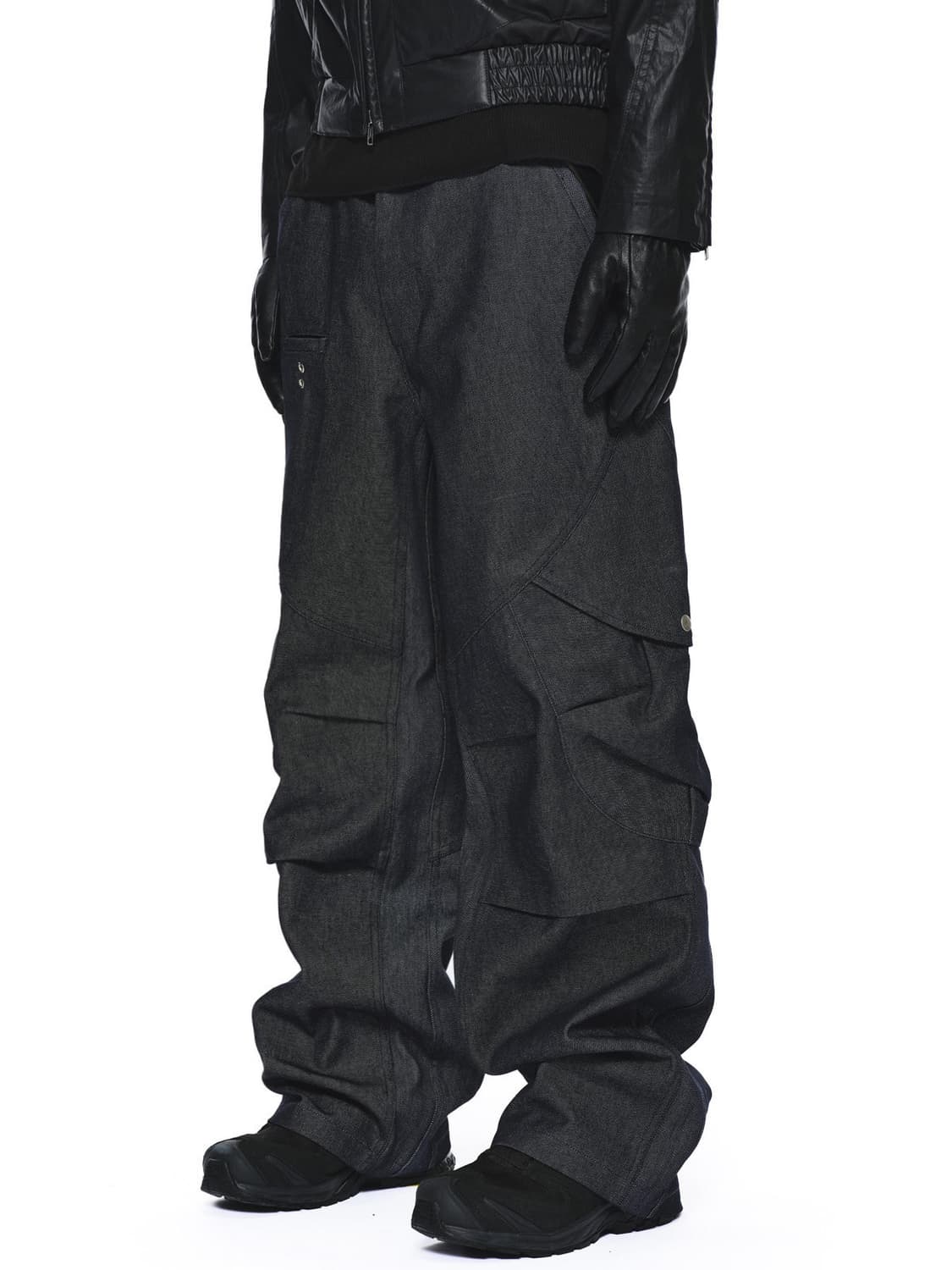 (M) 이그노타 코어:14 쉘 카고 인디고 팬츠 상품이미지1