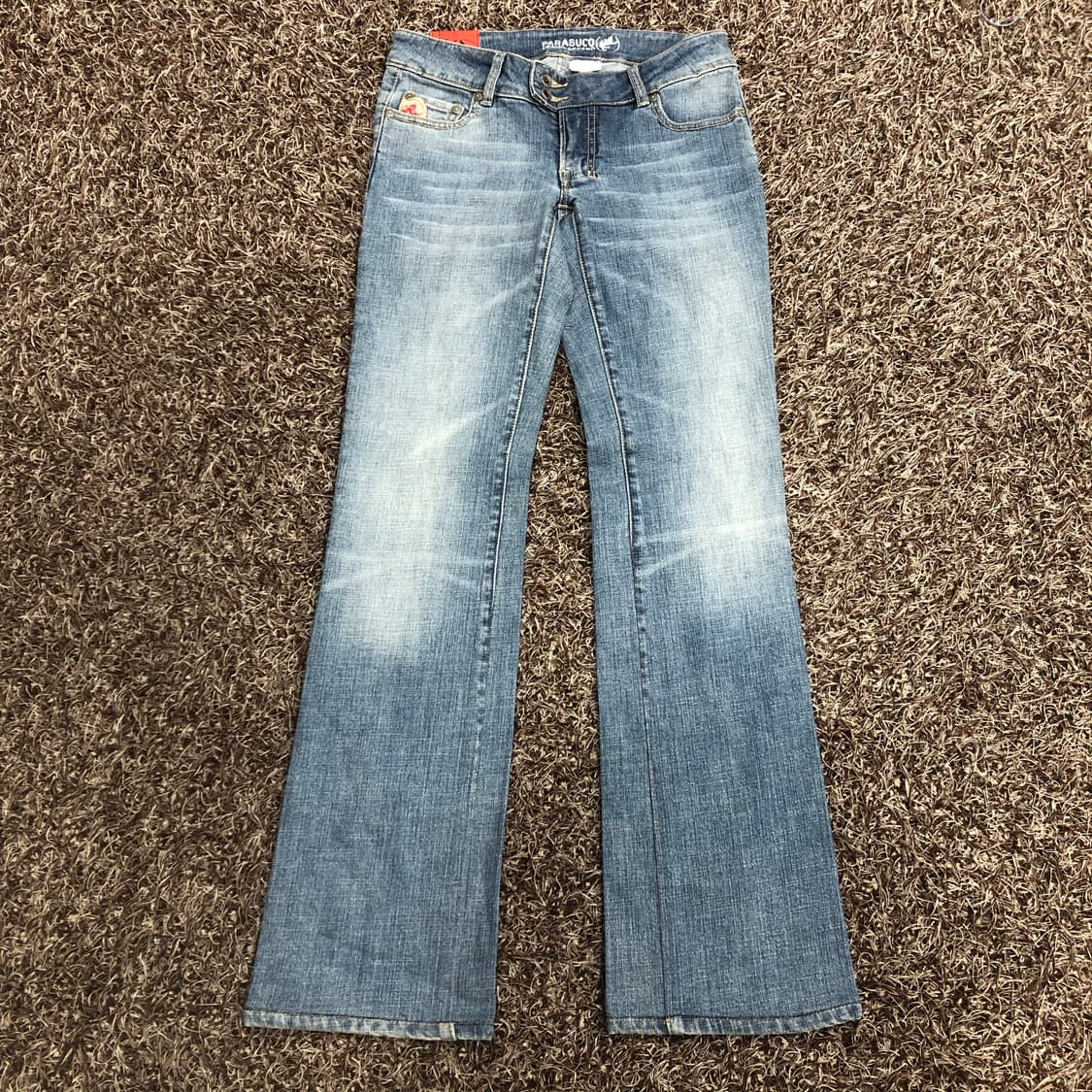 파라수코 워싱 부츠컷 데님 팬츠 상품이미지1
