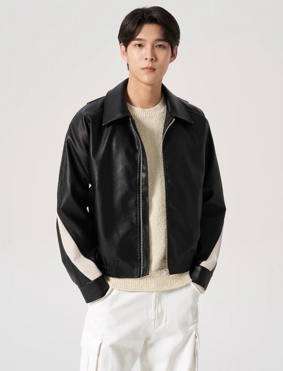 에잇세컨즈 라이더 자켓 블루종 m사이즈 정가 109,900원 상품이미지6