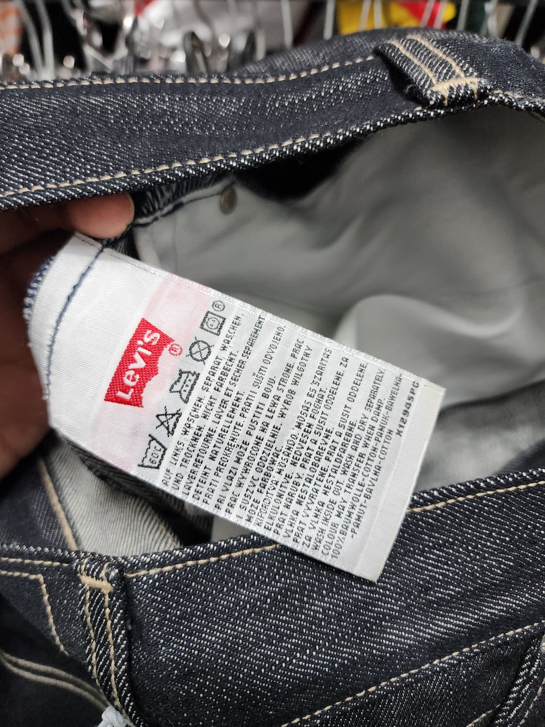 (새상품) 리바이스 엔지니어드 USA 생지 청바지  상품이미지8
