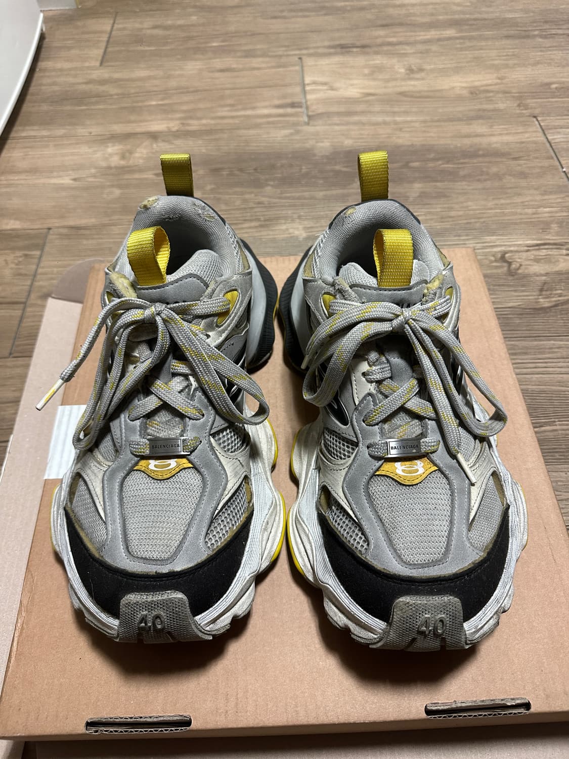 40사이즈) 발렌시아가 카고스니커즈 런웨이버전 상품이미지1