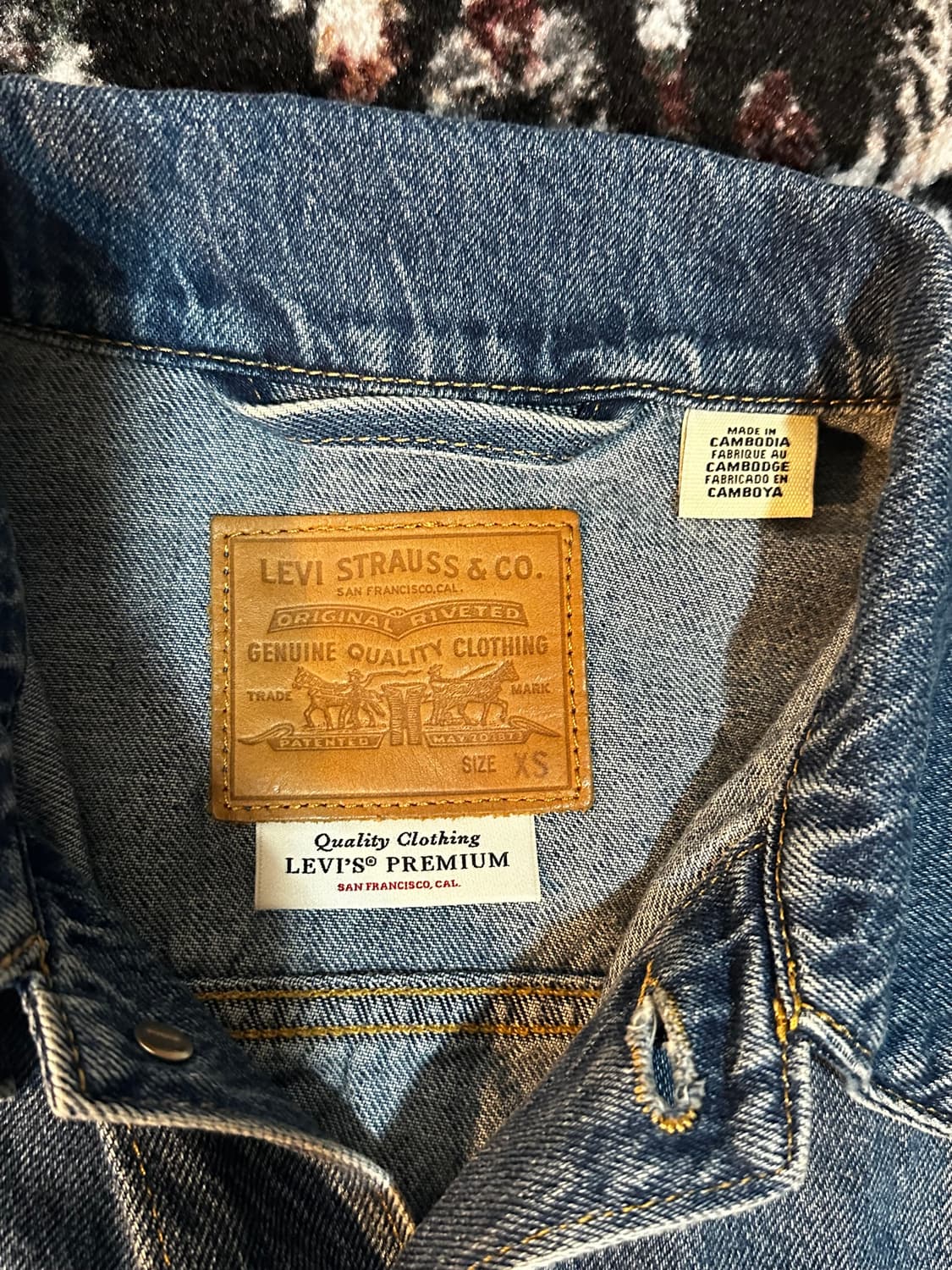 리바이스 프리미엄 데님 청자켓 상품이미지2