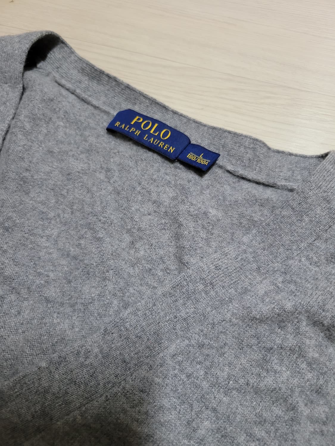 폴로 신형 랄프로렌 100% 모 울 가디건 L 상품이미지2