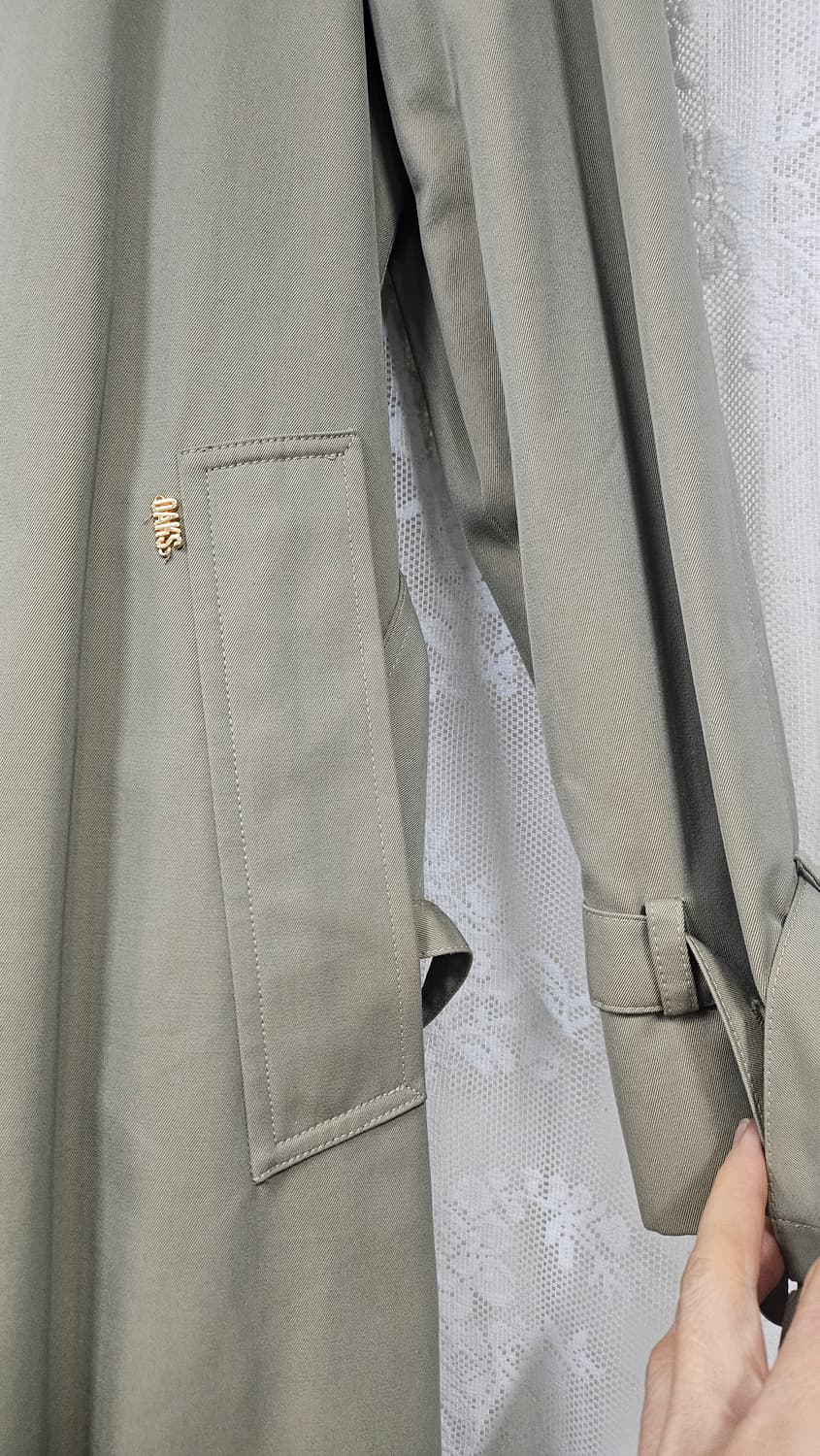 닥스 카키 트랜치코트  상품이미지7