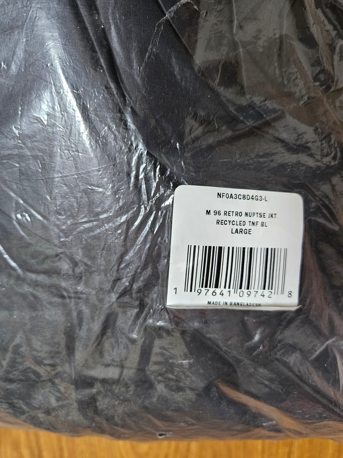 노스페이스눕시 블랙 해외판 L 상품이미지1