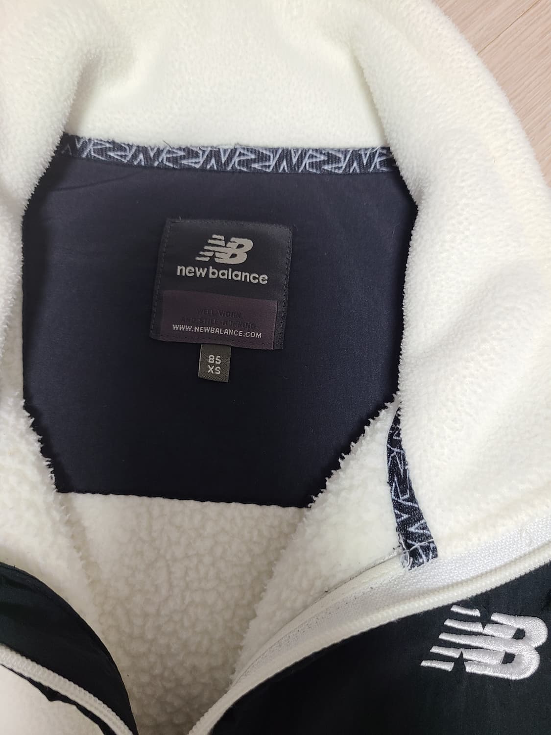 뉴발란스 플리스 집업자켓 뽀글이66 상품이미지3