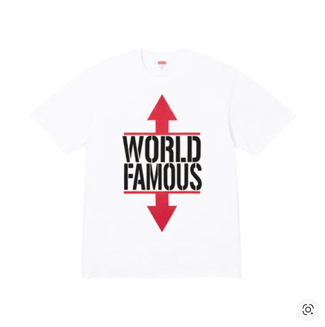 슈프림 월드 페이머스 티셔츠 반팔 화이트 xl 상품이미지1