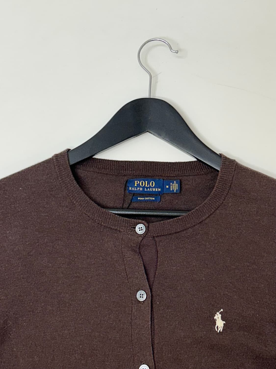 Polo 폴로 브라운 가디건 상품이미지3