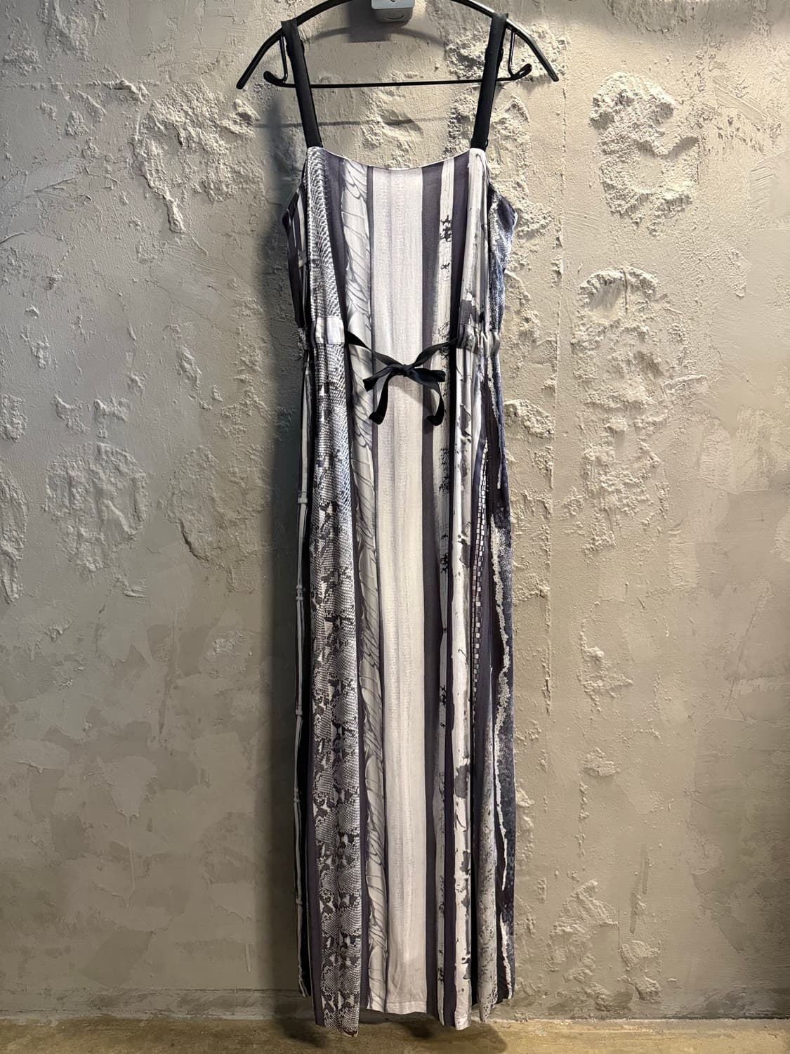 40 메종 마르지엘라 MM6 패턴 스트랩 원피스 그레이 상품이미지1