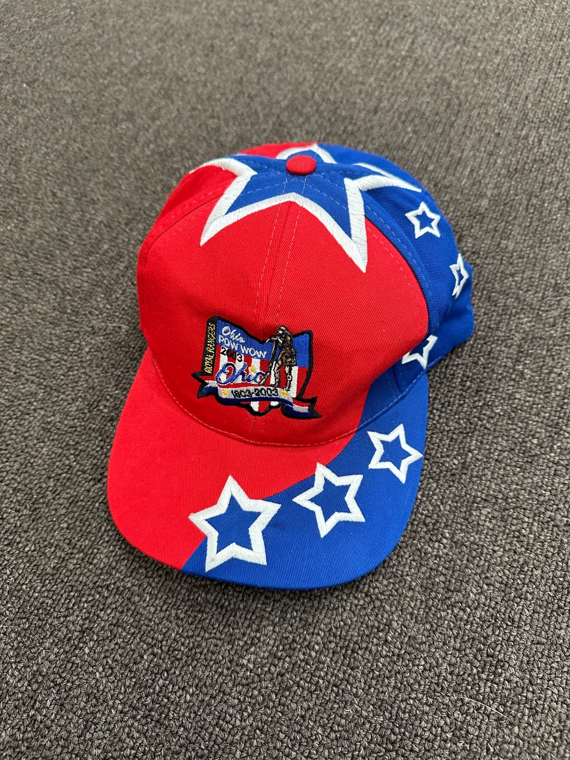 빈티지 Ohio Pow Wow 2003 기념 자수 볼캡 상품이미지1