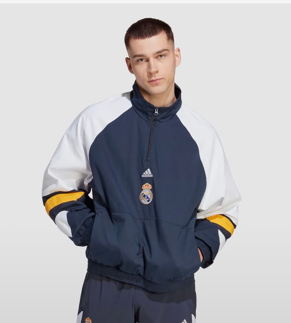 아디다스 레알마드리드 아이콘탑 아노락 바람막이 상품이미지8