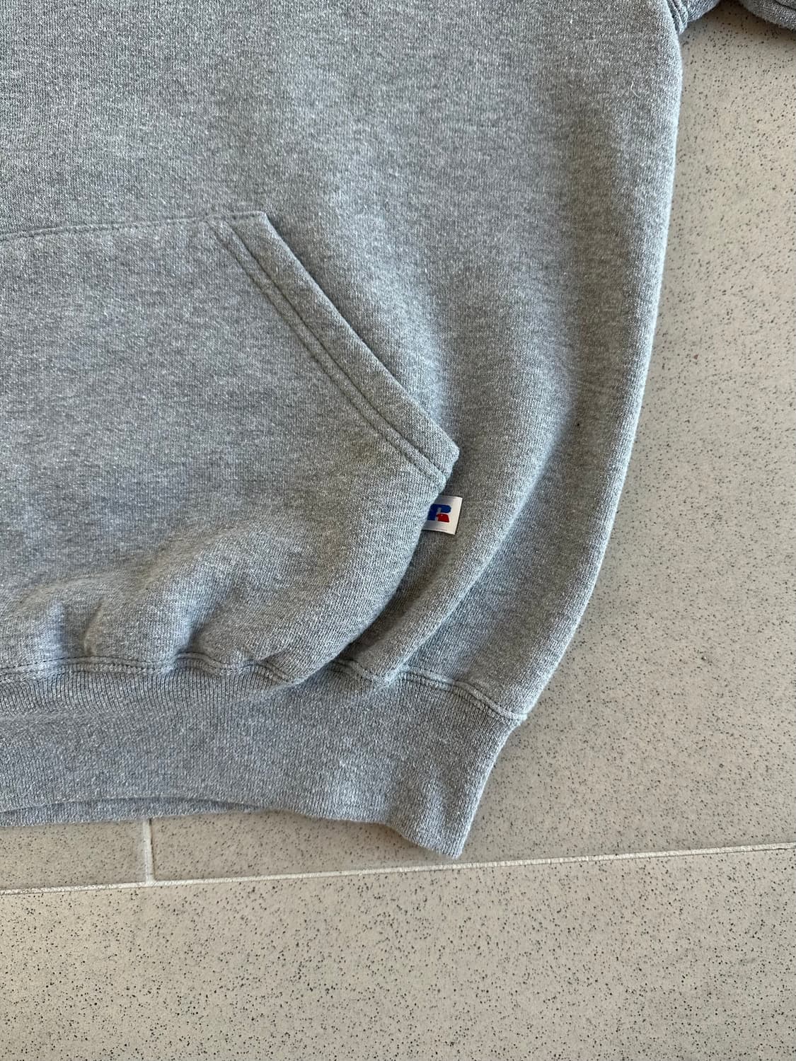 90s 빈티지 러셀 후드 그레이 M 상품이미지3