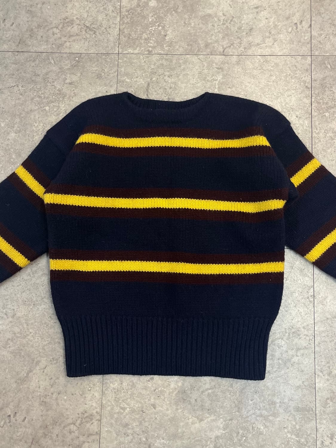 폴로 랄프로렌 스트라이프 울 니트 네이비 L#csz2542  상품이미지5