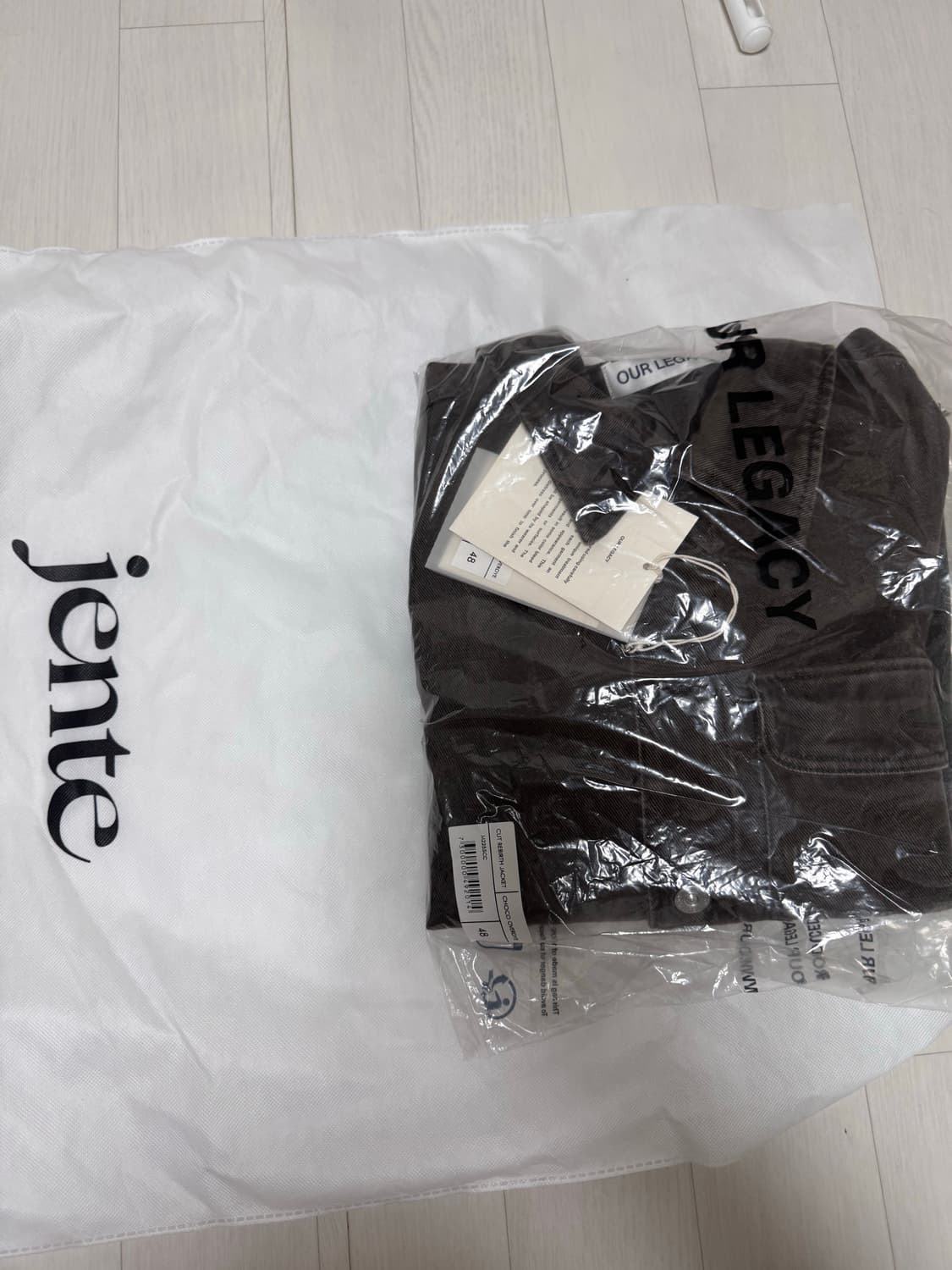 아워레가시 컷 리버스 데님 자켓 초코 오버다이 48 상품이미지3