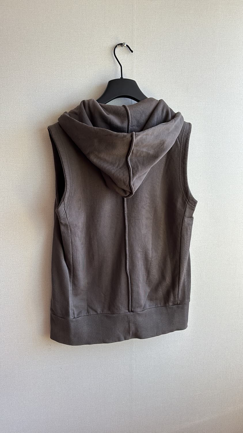Leather String Hood Vest 상품이미지6