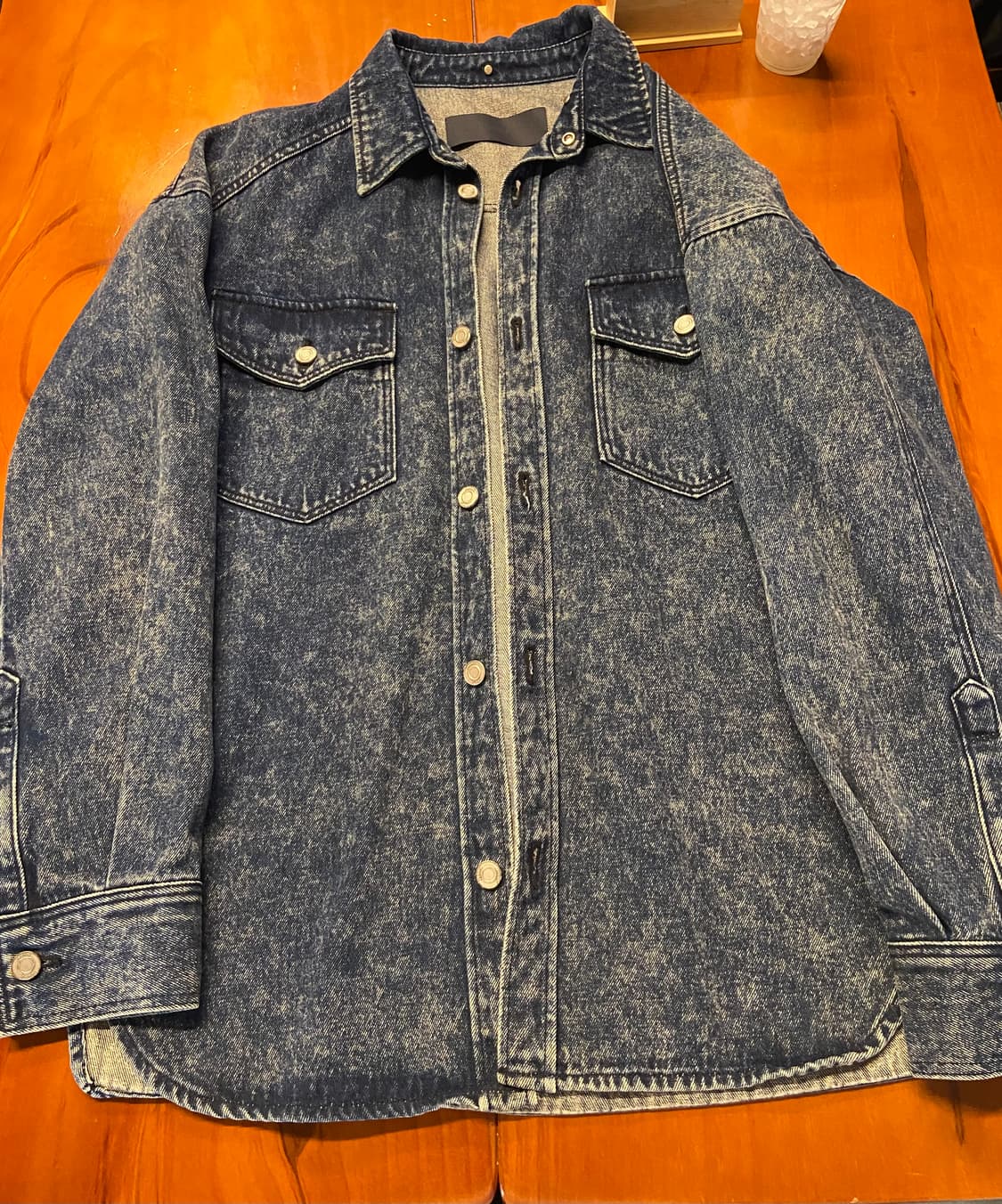 준지 데님 오버셔츠 사이즈 44 상품이미지1