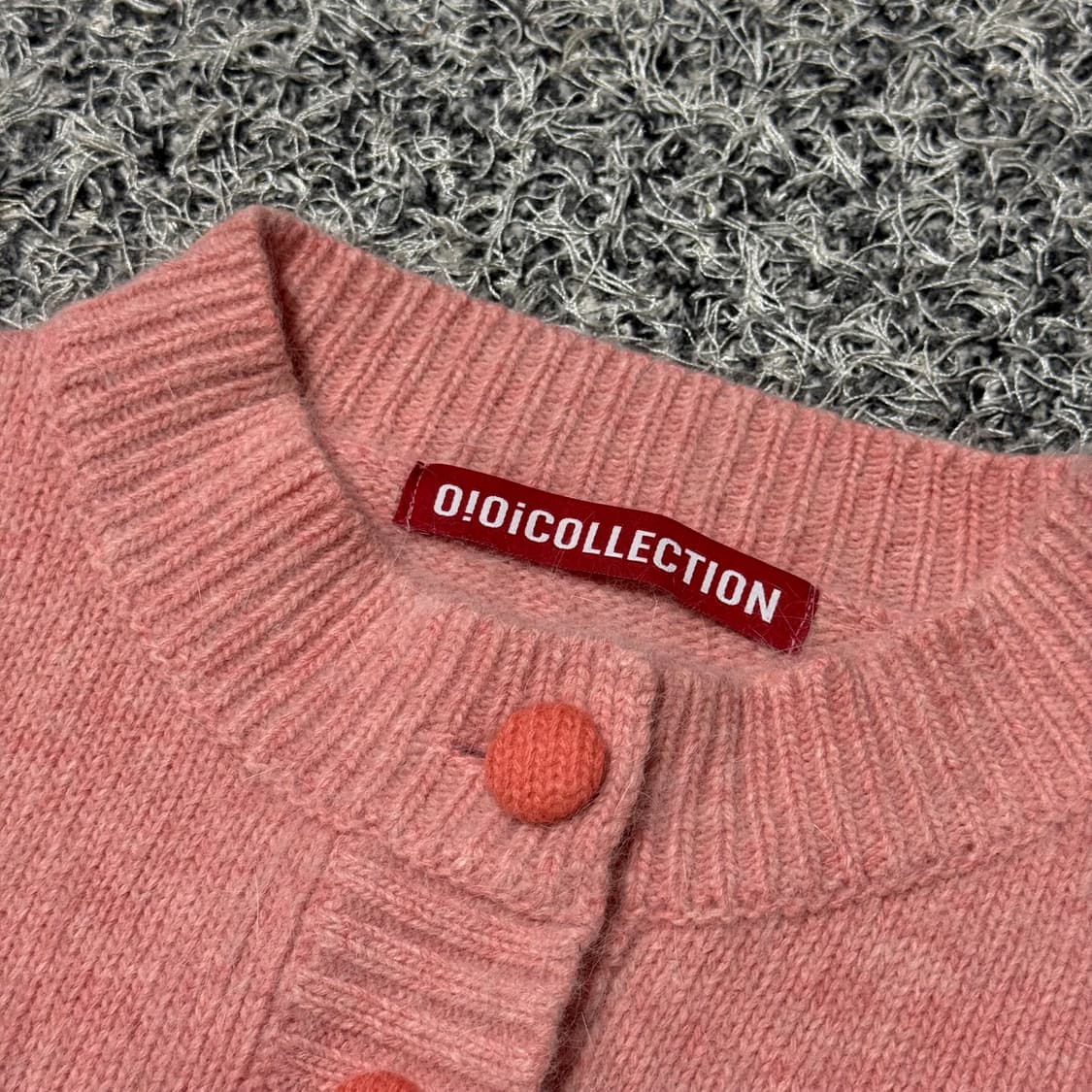 oioi 오아이오아이 핑크 하트 가디건 상품이미지3