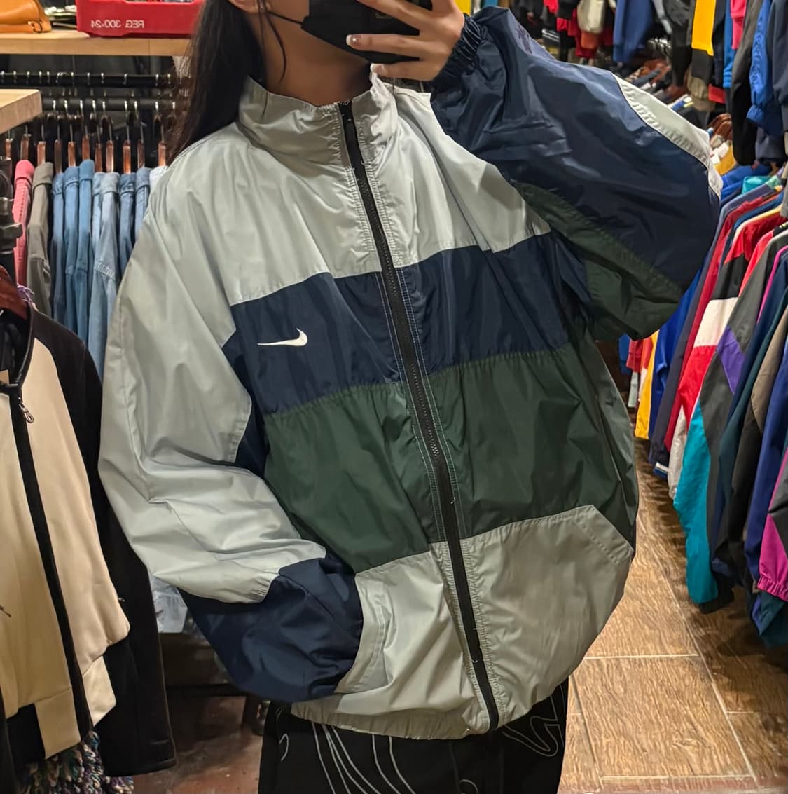 [HI] nike 바람막이 그레이 상품이미지2