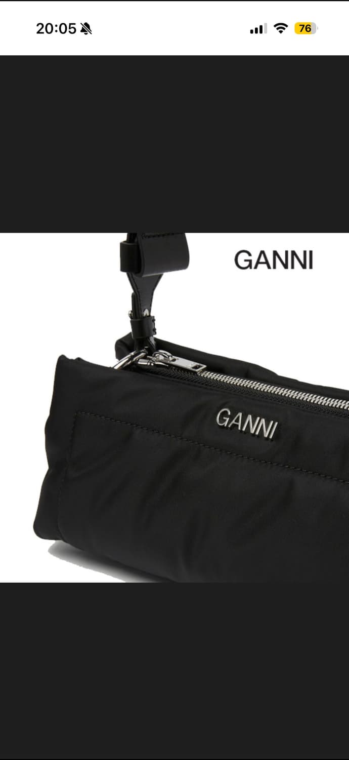 Ganni pillow baguette bag 가니 바게트백 필로우백 상품이미지4