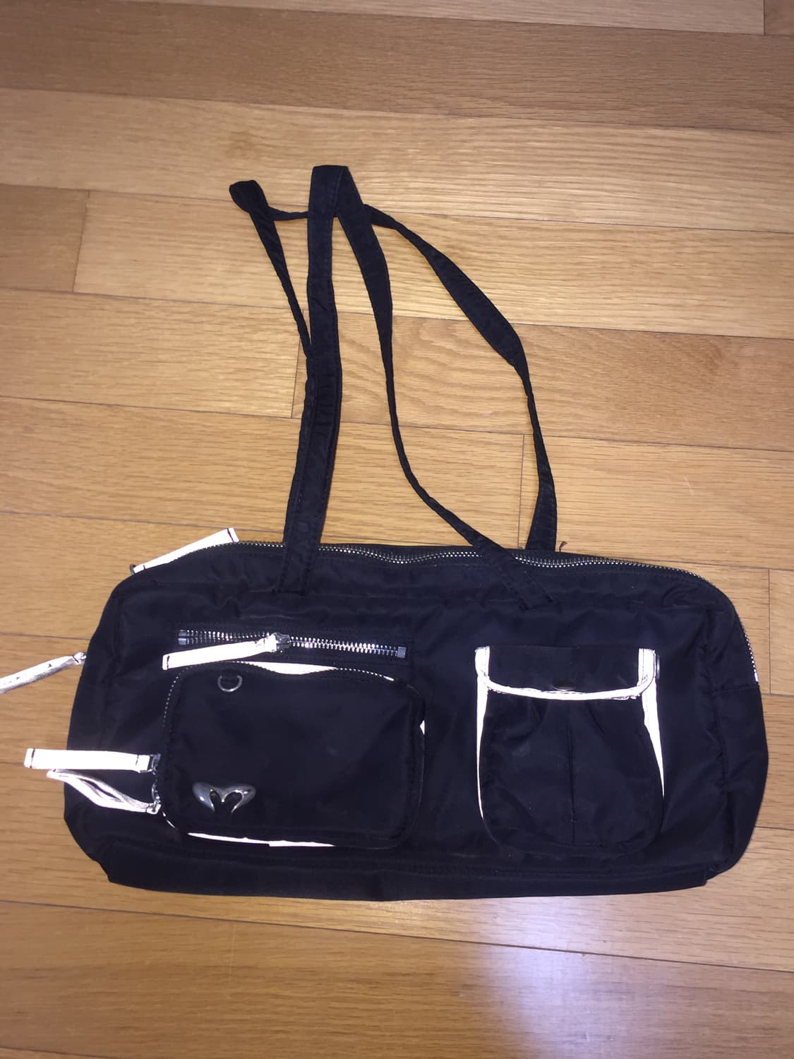 무음 야누스 카고백 블랙 상품이미지4