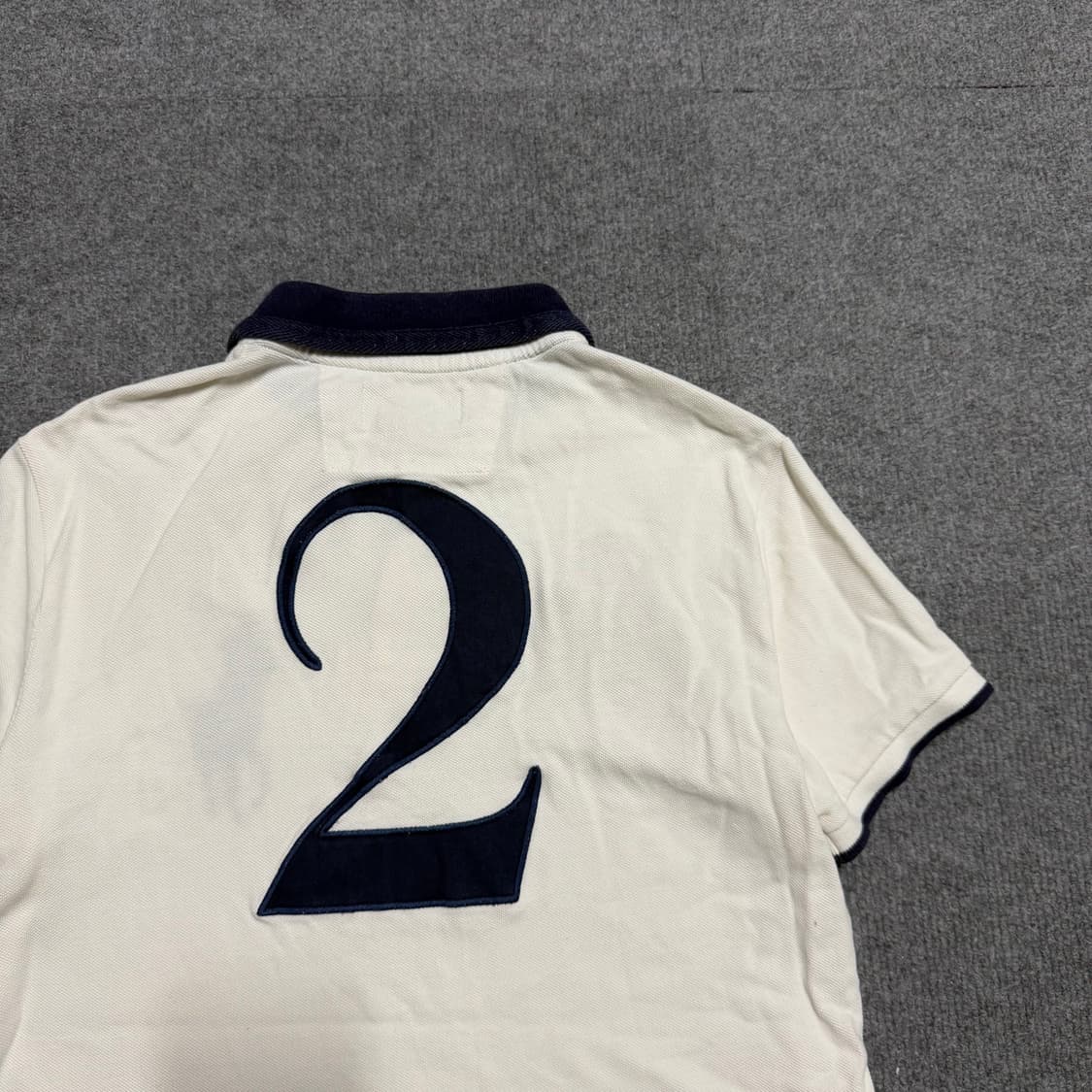 폴로 랄프로렌 빅포니 럭비 화이트 반팔 카라티 상품이미지2