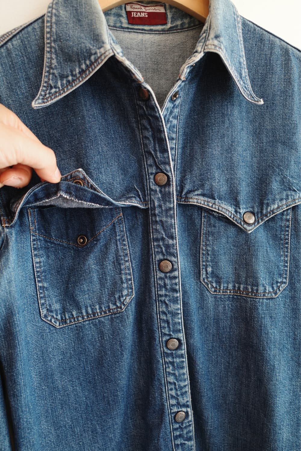 Paul Smith 폴스미스 웨스턴 데님 셔츠 상품이미지5