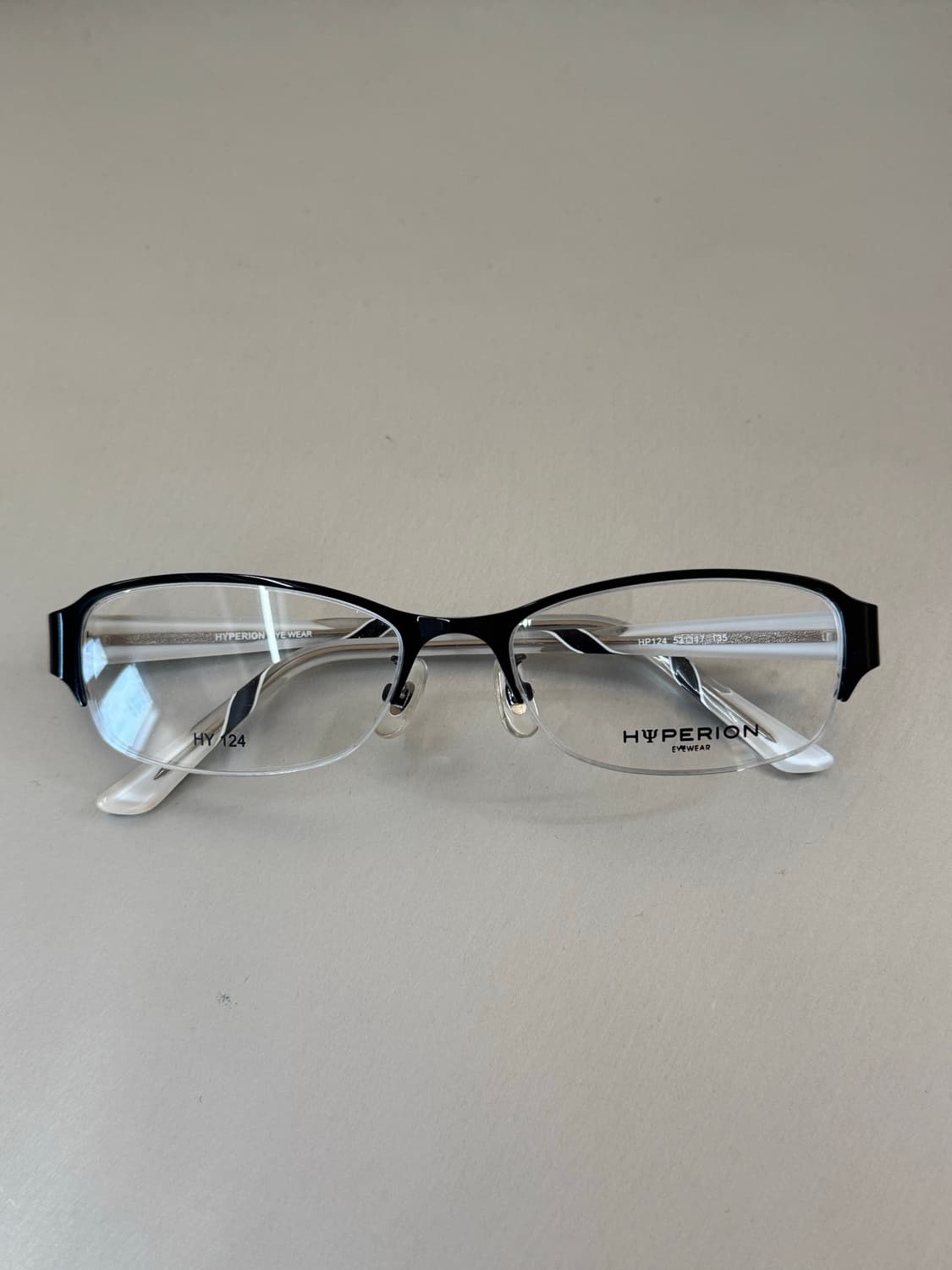 HYPERION HY 124 하프림 스퀘어 프레임 상품이미지1